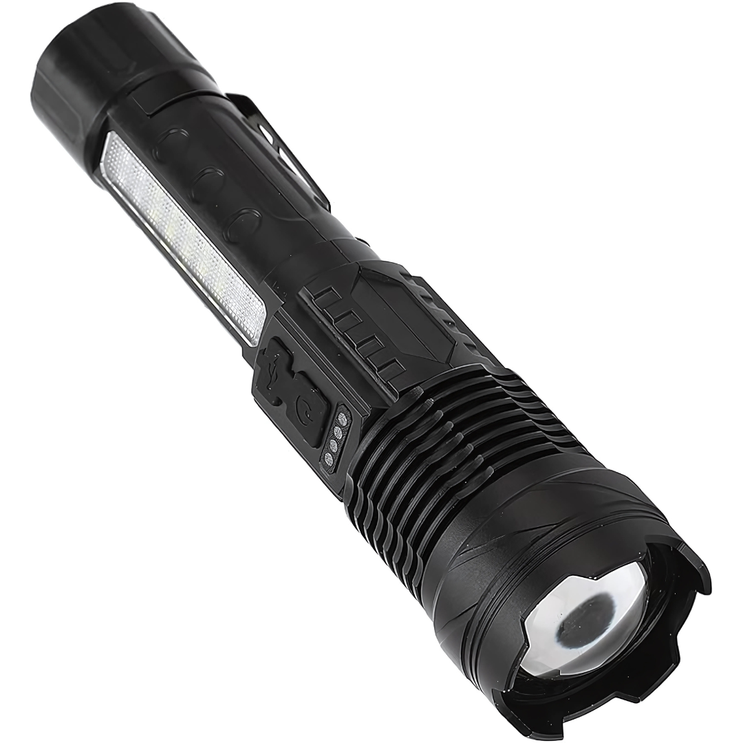 LINTERNA LED DE ALTA POTENCIA A76 – Iluminación intensa, alcance superior y seguridad en cualquier situación