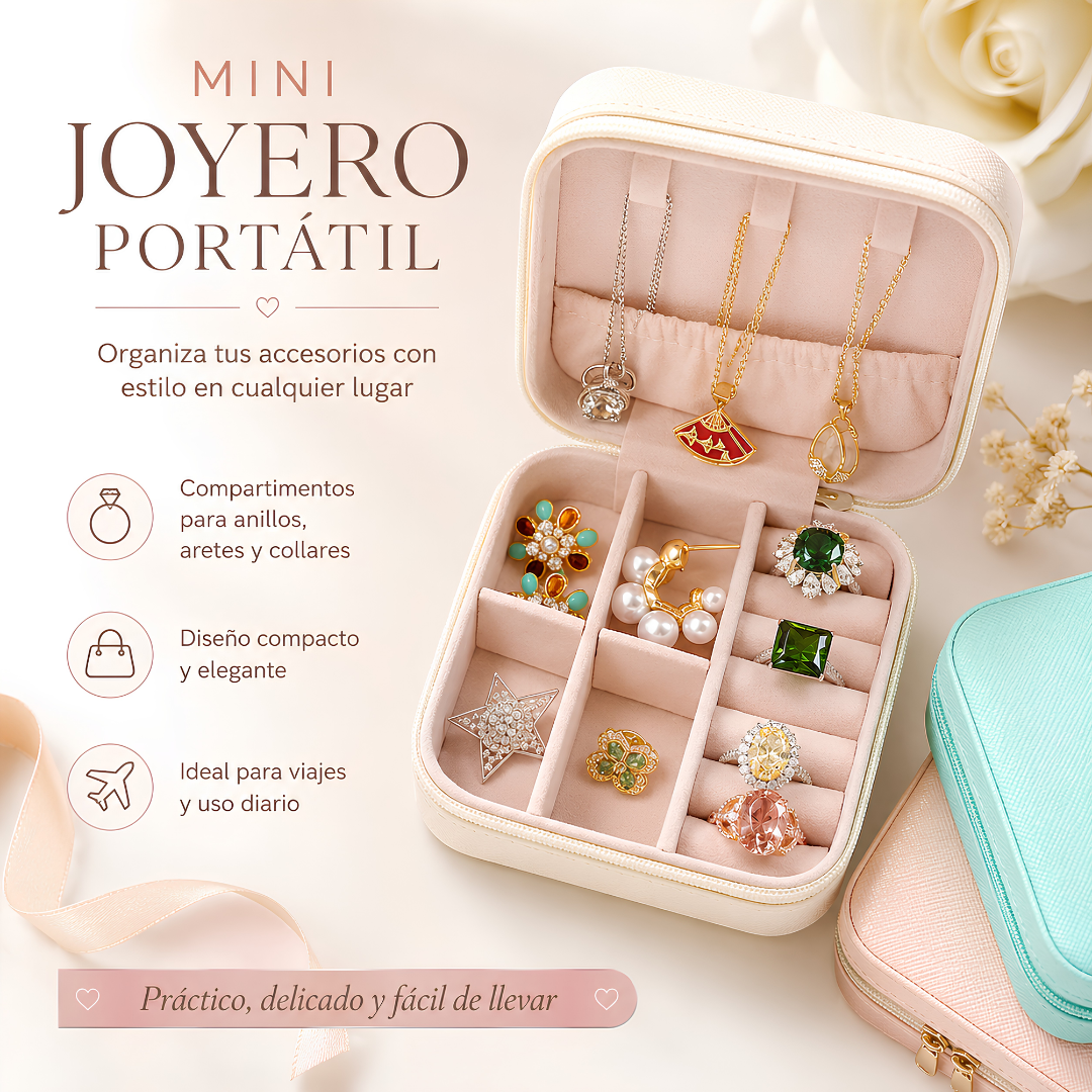 JOYERO CX1734 – Organiza tus accesorios y viaja con más comodidad