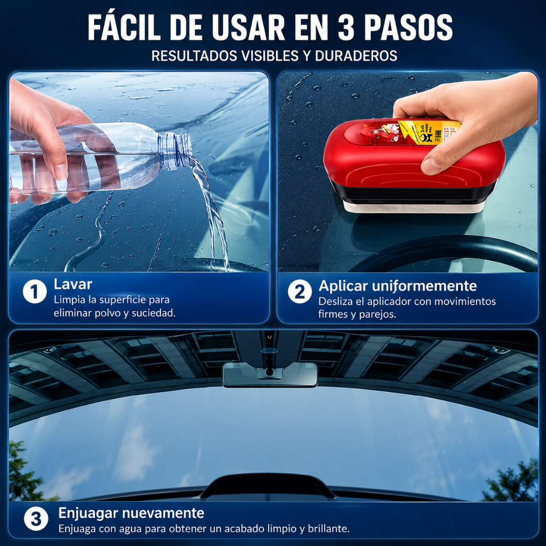 LIMPIADOR REPELENTE AL AGUA – Visión clara y segura