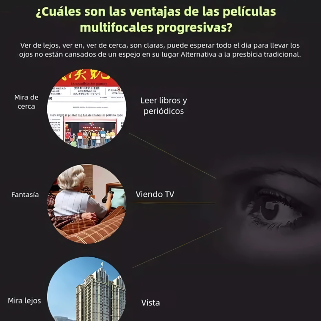 LENTES BIFOCALES – Visión clara de cerca y de lejos