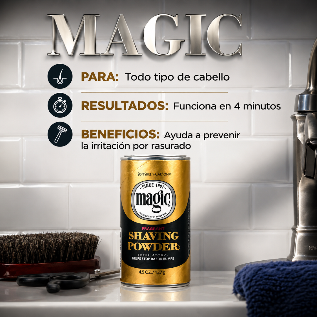 POLVO MÁGICO – Depilación sin cuchilla
