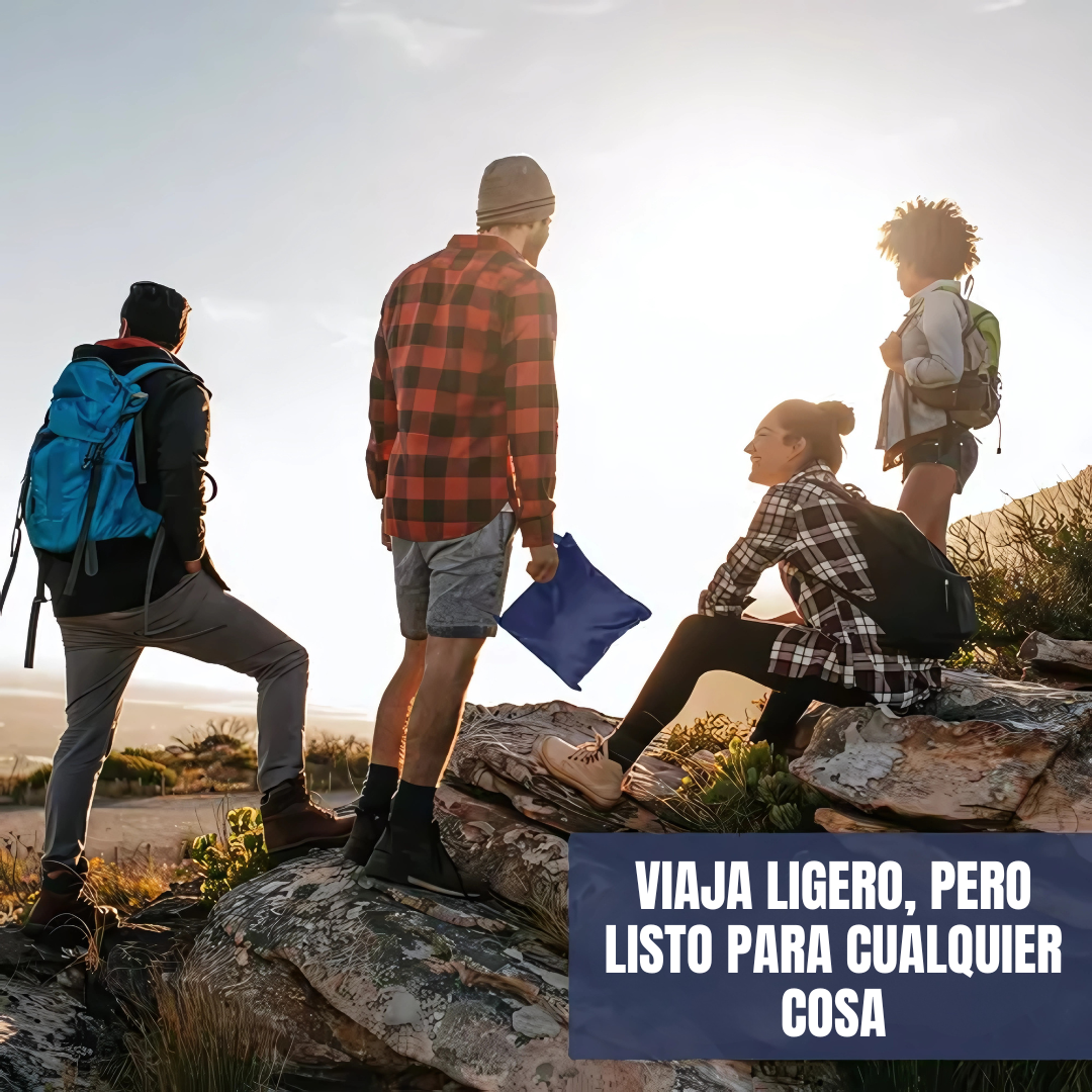 PONCHO IMPERMEABLE REFLECTANTE – Protección total bajo la lluvia, con máxima visibilidad