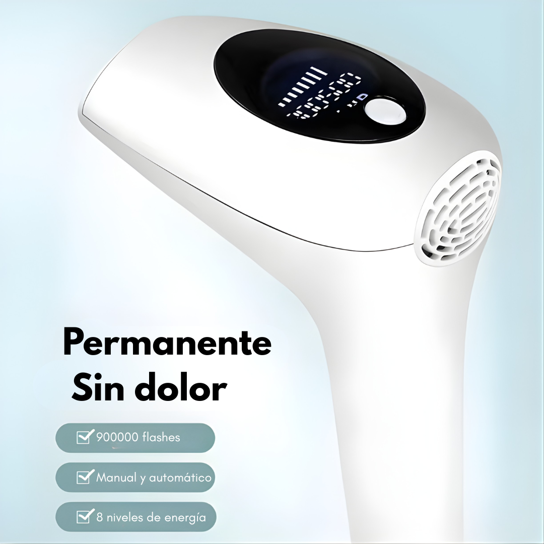 DEPILADORA LASER IPL (LUZ PULSADA INTENSA) – Piel suave y sin vello desde casa, sin dolor ni salones