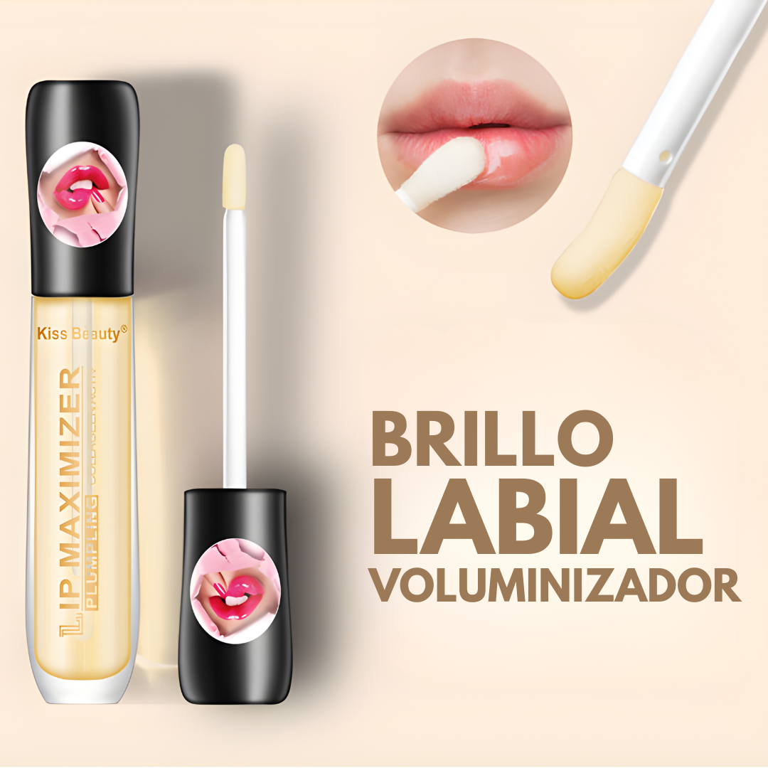 BRILLO LABIAL VOLUMINIZADOR – Efecto volumen, brillo intenso y labios más definidos al instante