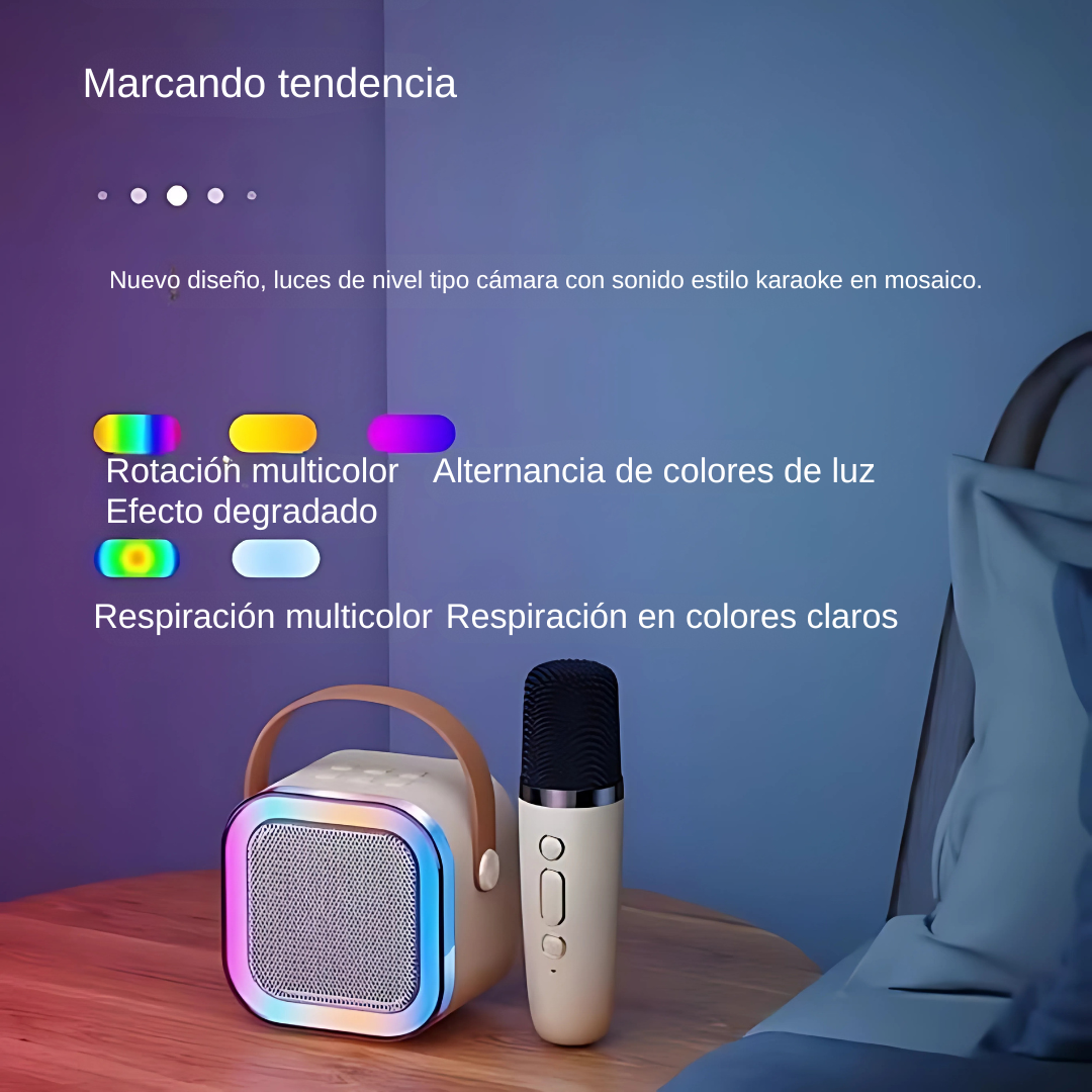 KARAOKE – Diversión portátil para cantar en cualquier momento y lugar