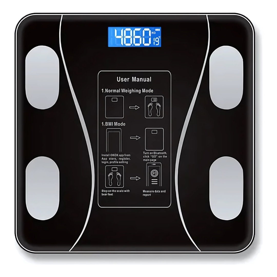 BÁSCULA DIGITAL INALÁMBRICA – Mide tu progreso con precisión y tecnología