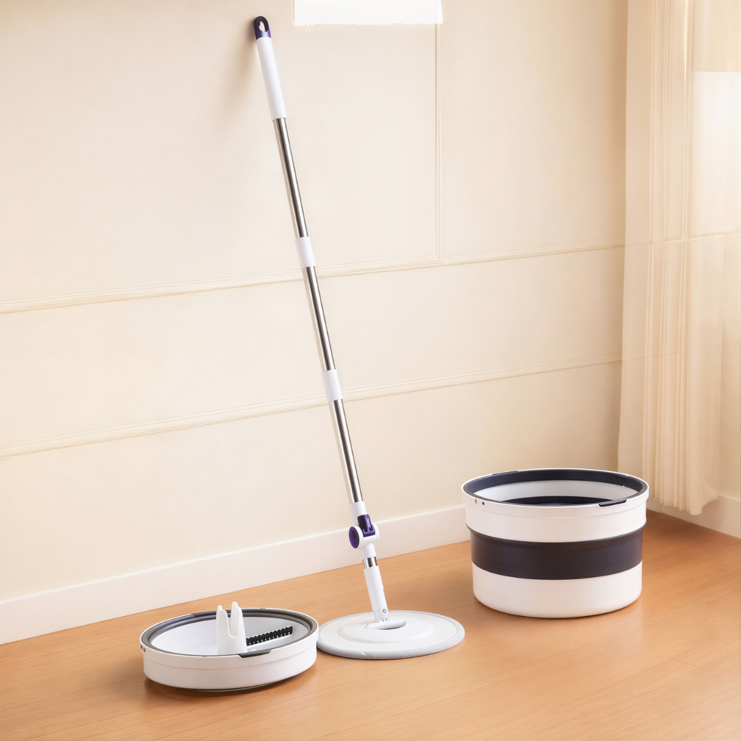 FOLDING ELF MOP – Limpieza eficiente, escurrido rápido y pisos impecables sin esfuerzo