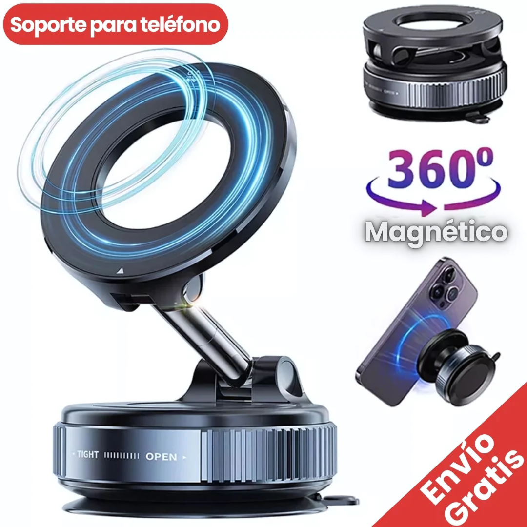 Soporte Magnético – Mantén tu celular firme, visible y siempre a mano