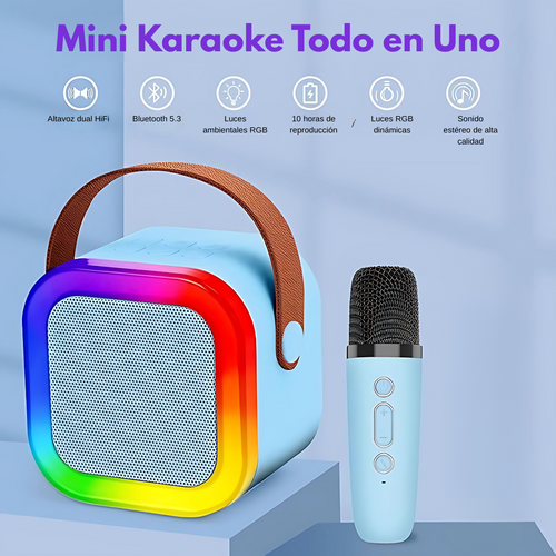 KARAOKE – Diversión portátil para cantar en cualquier momento y lugar
