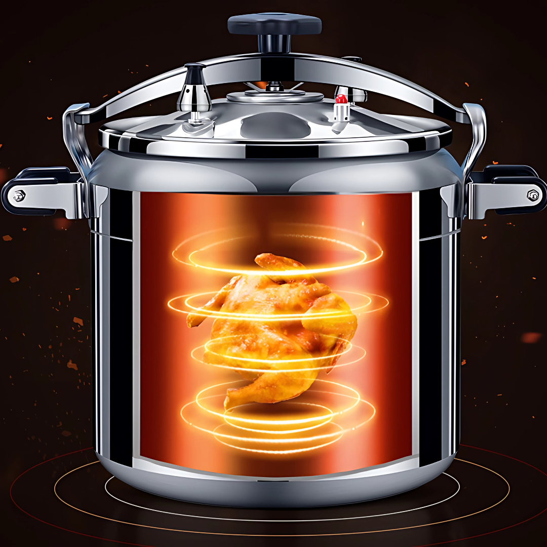 OLLA DE PRESIÓN DE ACERO INOXIDABLE – Cocina rápido y conserva el sabor