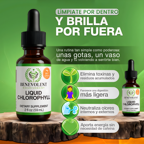CLOROFILA BENEVOLENT – Purifica tu cuerpo y equilibra tu energía desde adentro