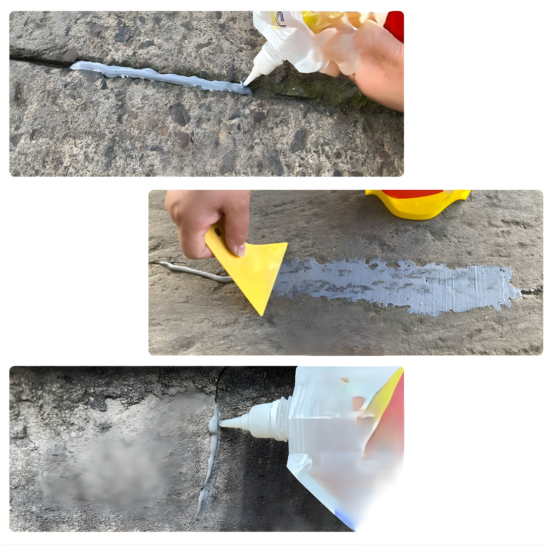 SELLADOR Y PEGAMENTO DE RELLENO PARA GRIETAS 500GR – Reparación duradera, sellado firme y protección contra filtraciones