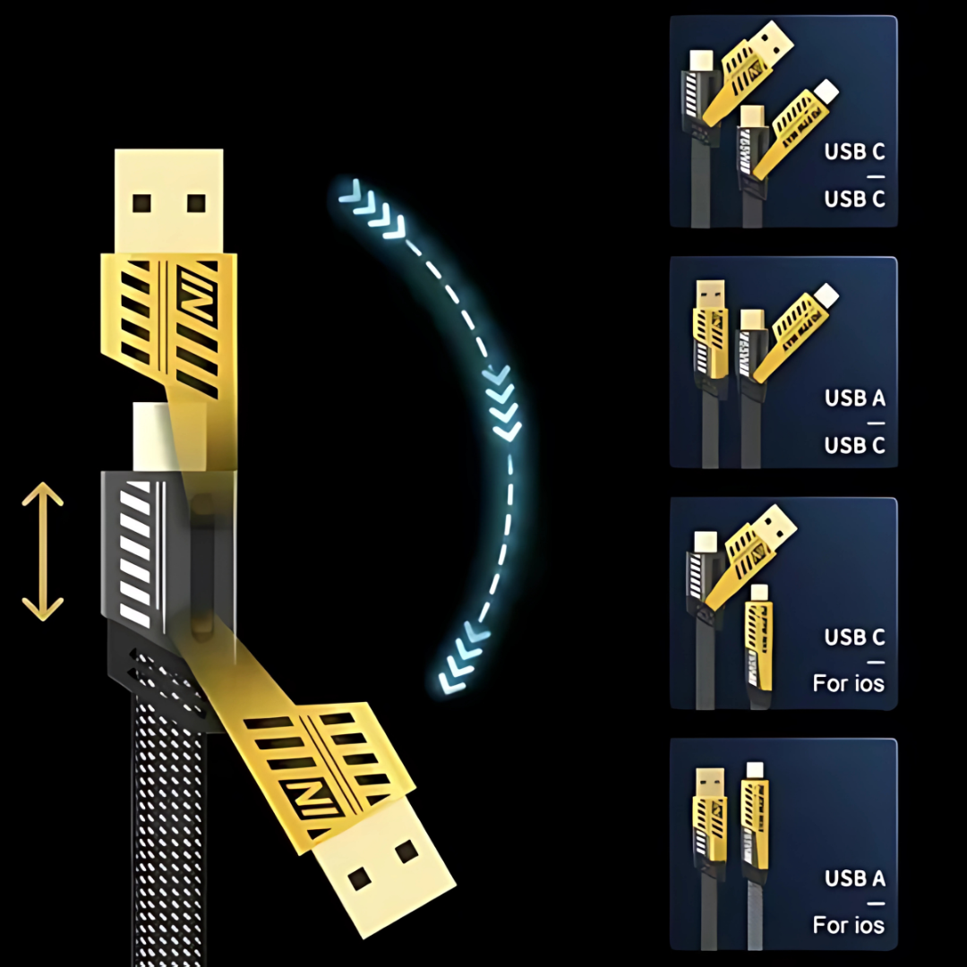 Cable de Carga Rápida USB Tipo C para Ordenador Portátil – Potencia y versatilidad en un solo cable