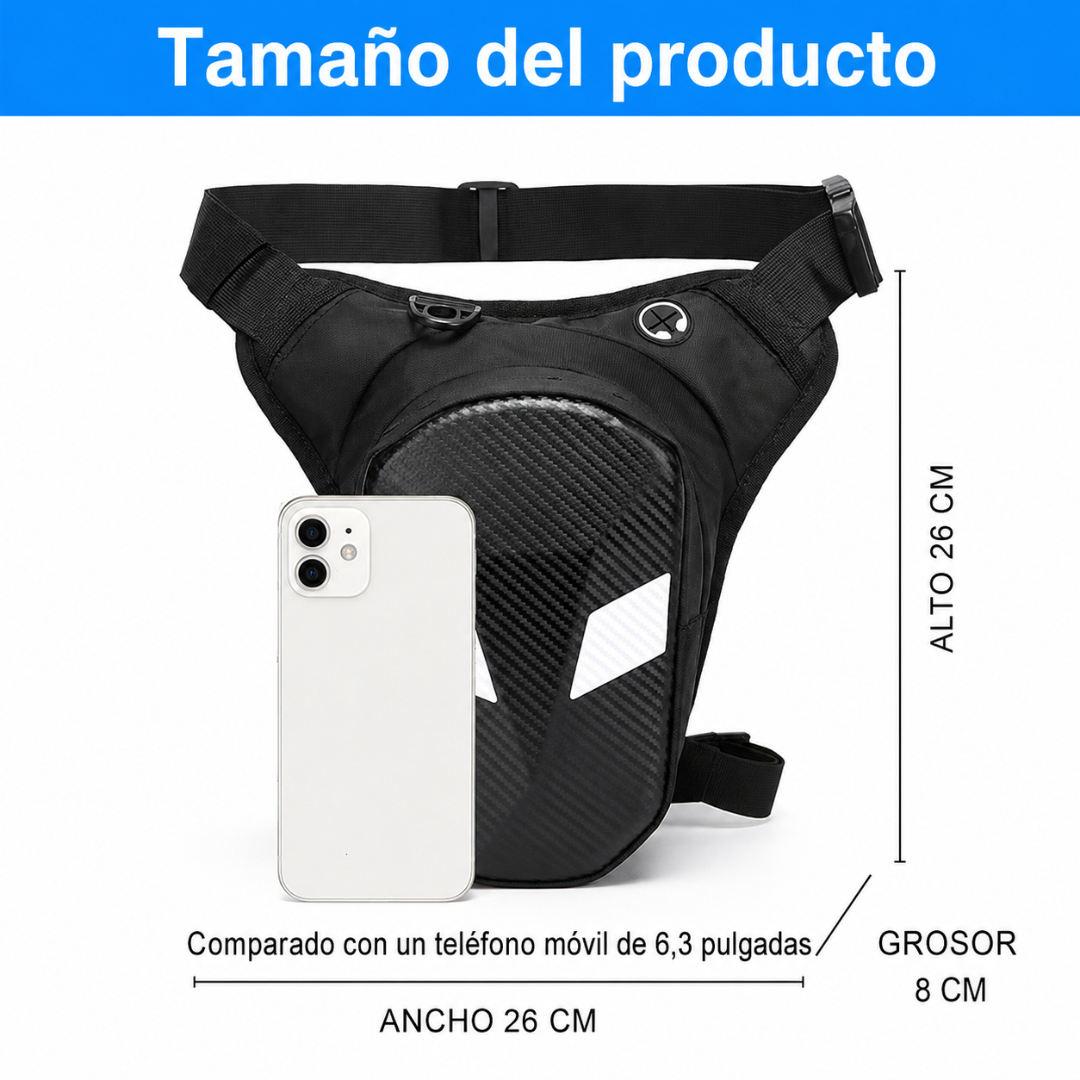 PIERNERAS FRENTE PASTA DURA CON OJOS BLANCOS — Diseño agresivo y espacio real para tu moto
