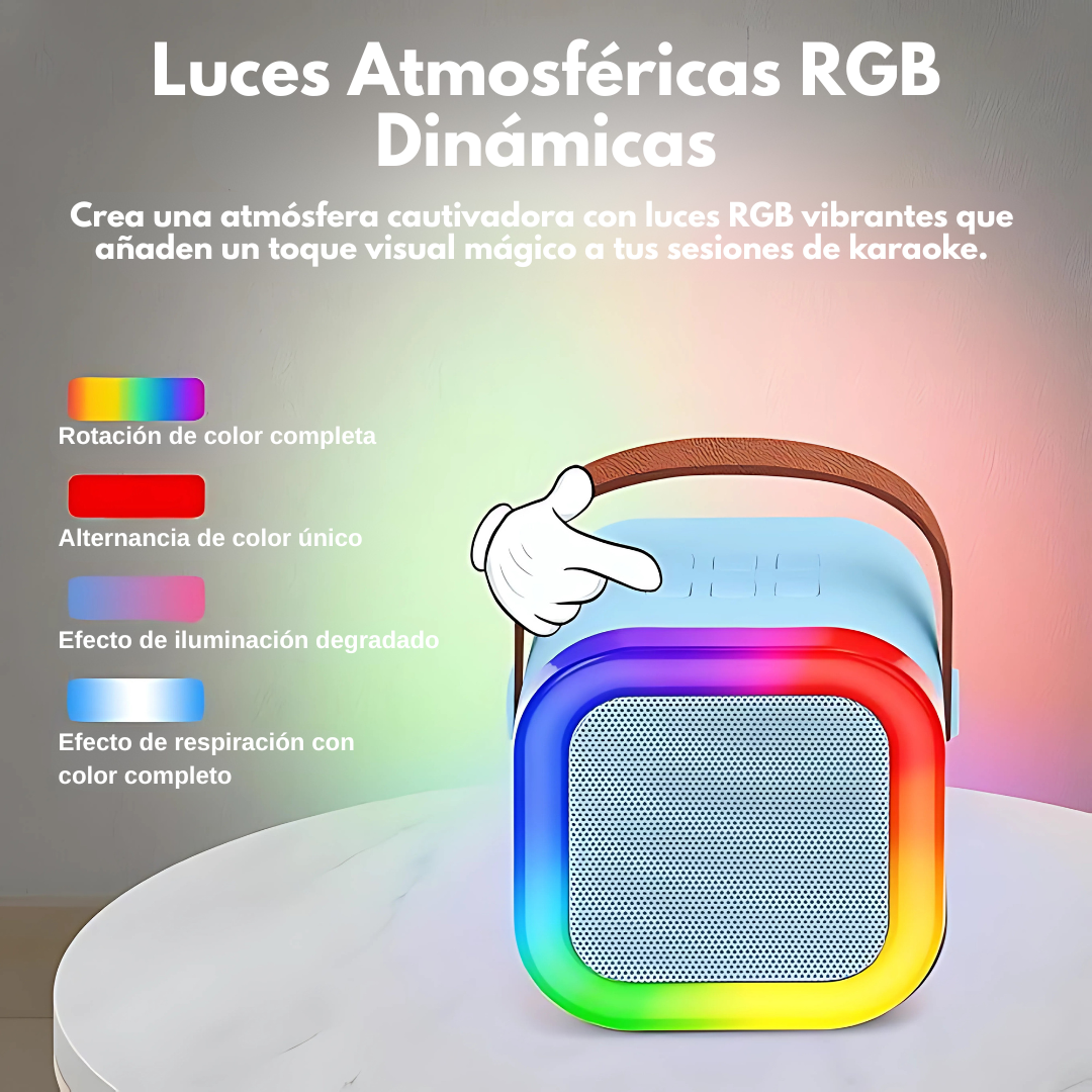 KARAOKE – Diversión portátil para cantar en cualquier momento y lugar