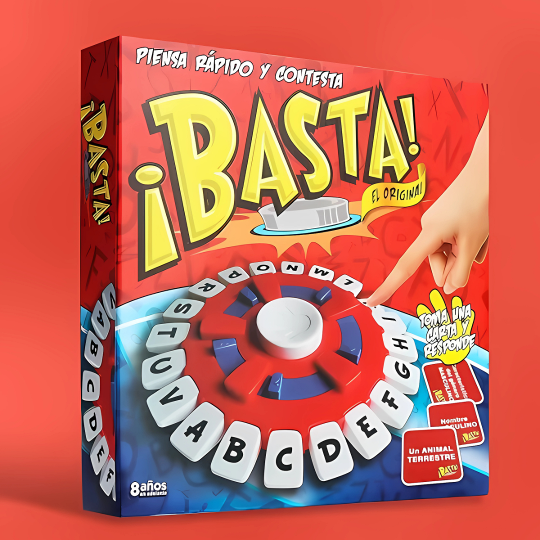 JUEGO BASTA YA - Entrena tu agilidad mental mientras te diviertes con amigos