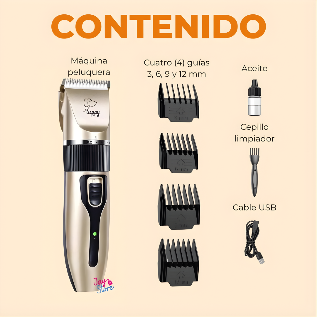 KIT DE PELUQUERÍA PARA MASCOTAS — Corte preciso y cuidado en casa