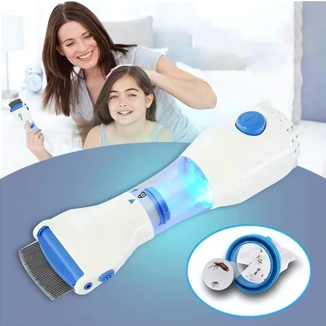 PEINE ELÉCTRICO ELIMINA PIOJOS Y LIENDRES – Elimina piojos sin químicos ni esfuerzo
