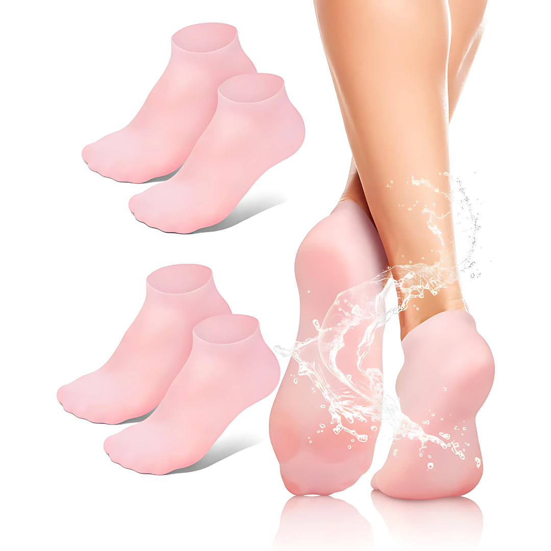 Pack X2 Und. Calcetines Hidratantes HydraHeel - Camina con suavidad: pies renovados y sin asperezas.