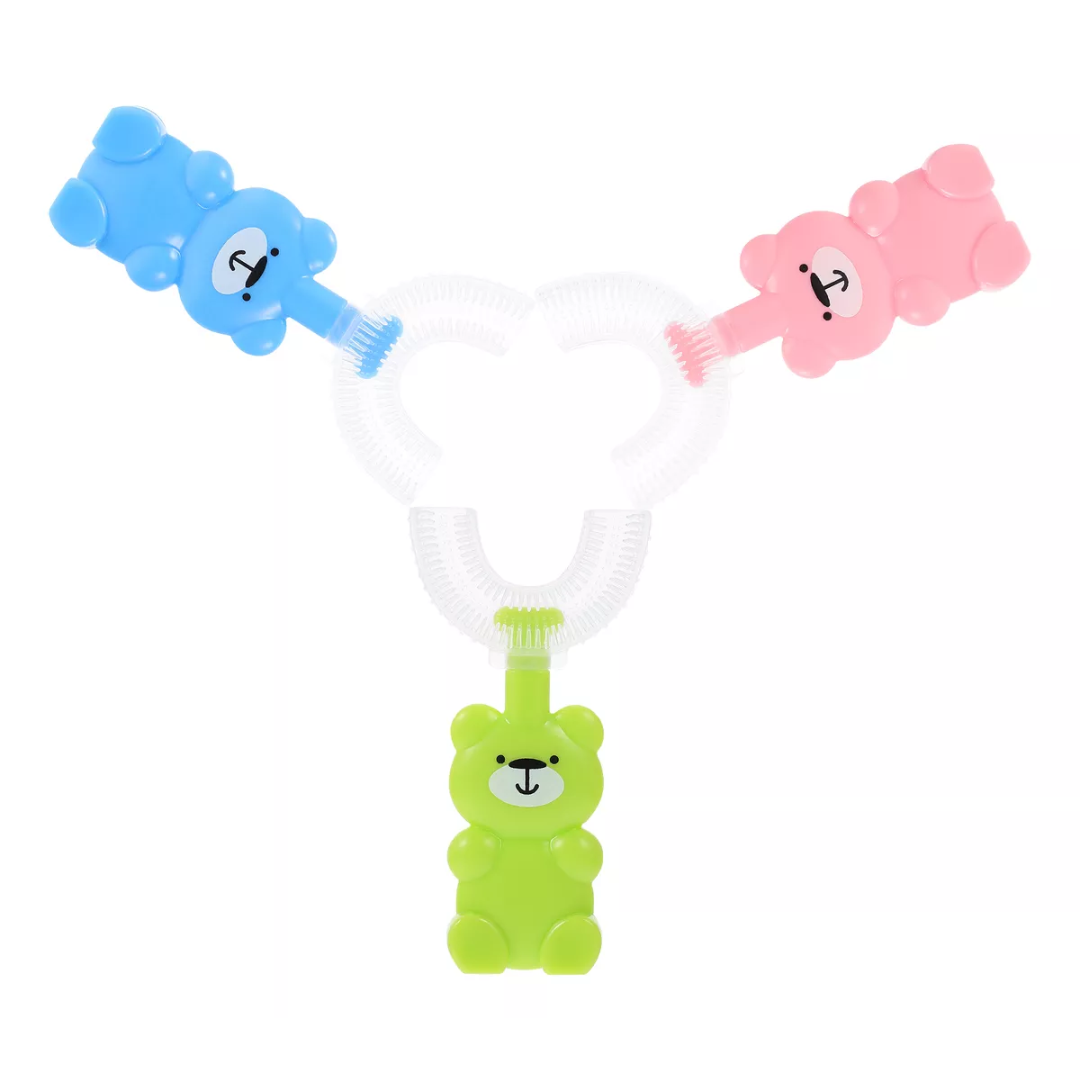 Cepillo para bebés MagicBrush U - Limpieza mágica en cada mordida, sin peleas ni enredos.