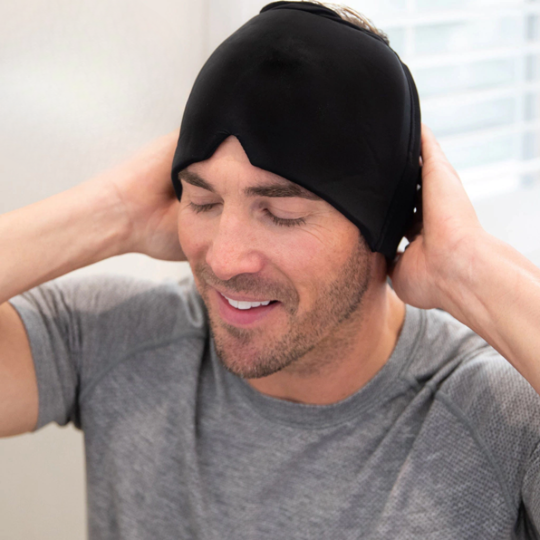 GORRO PARA MIGRAÑA — Frío o caliente, alivio sin toallas ni desorden