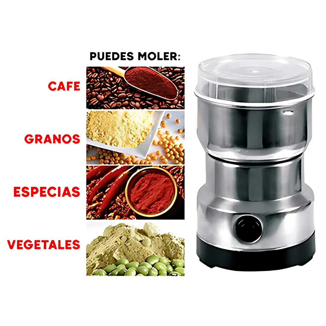 Molino Eléctrico PowerGrind 360™ - Un solo equipo para todas tus necesidades de molienda en casa.