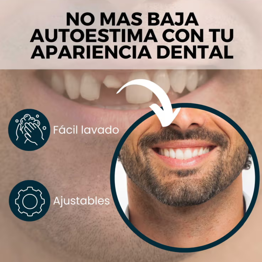 Dientes postizos PerfectDent – Corrige, protege y brilla.
