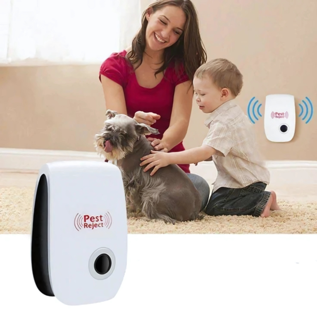 Repelente PestGuard Ultra - Protección invisible contra insectos molestos, día y noche.