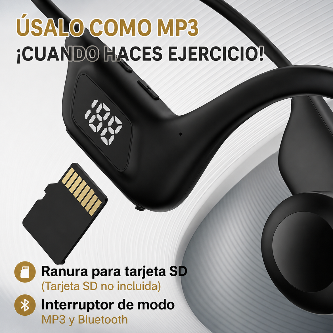 DIADEMA ÓSEA — Escucha tu música sin desconectarte del mundo