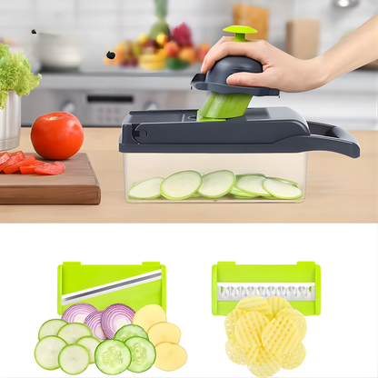 PICADOR MULTIFUNCIONAL 14 EN 1 – Cocina fácil, rápida y sin desorden