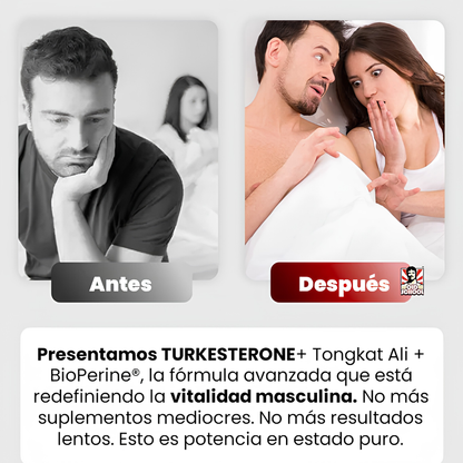 TURKESTERONE — Fuerza, masa y rendimiento desde un origen natural