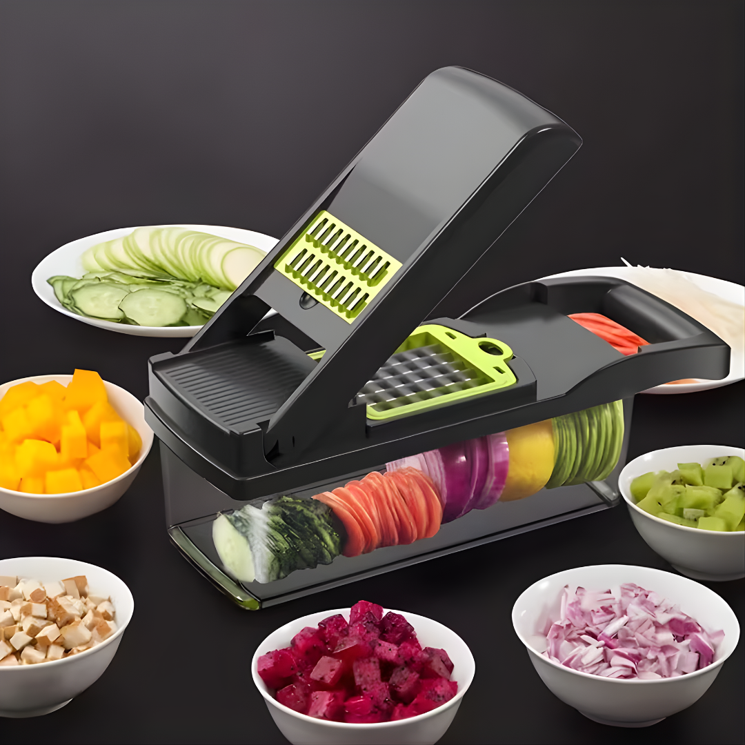 PICADOR MULTIFUNCIONAL 14 EN 1 – Cocina fácil, rápida y sin desorden