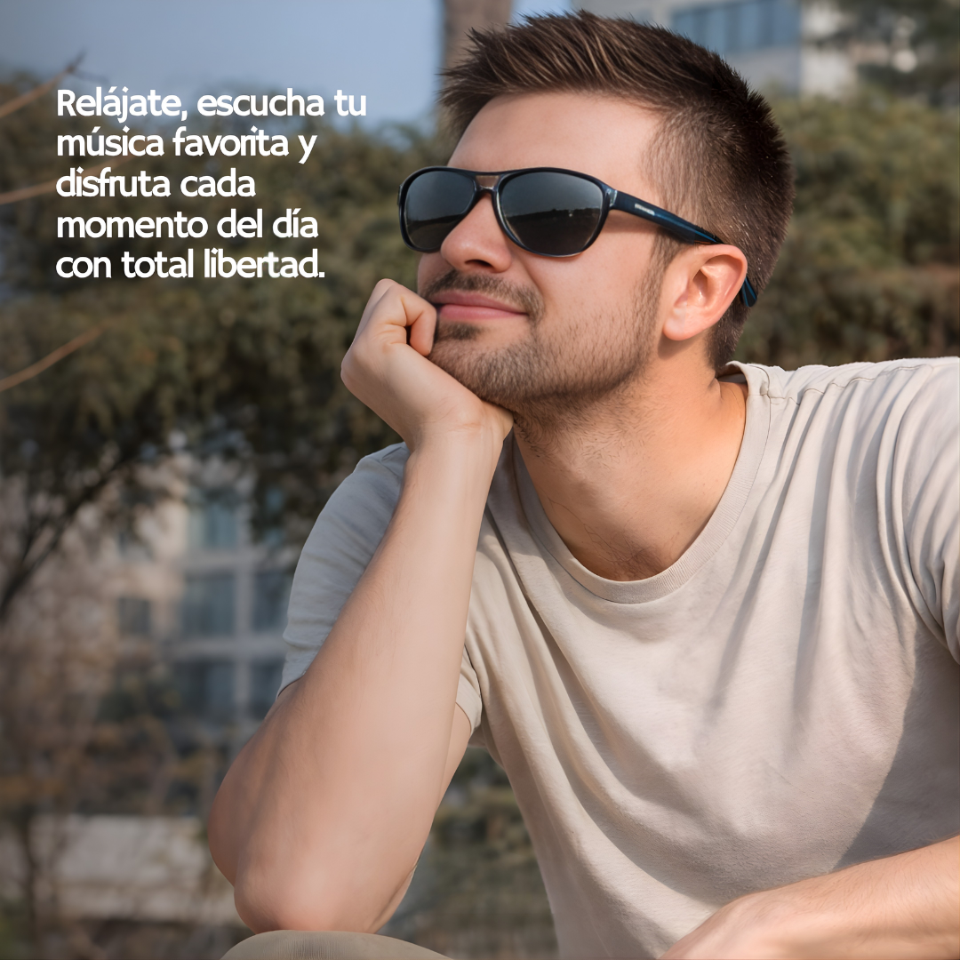 GAFAS AUDIO PRO – Estilo moderno, audio integrado y libertad total sin audífonos