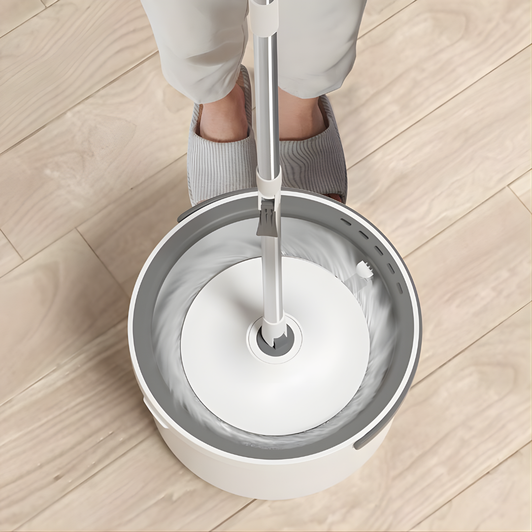 FOLDING ELF MOP – Limpieza eficiente, escurrido rápido y pisos impecables sin esfuerzo