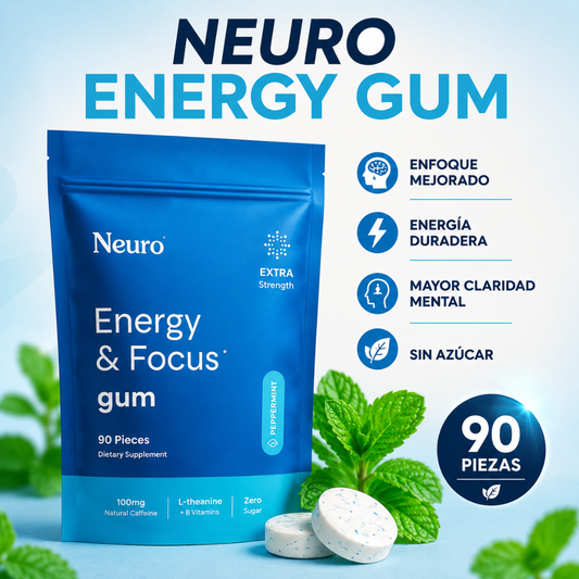 NEURO ENERGY GUM – Energía y concentración diaria