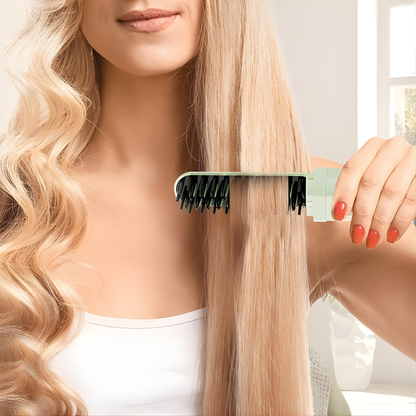 CEPILLO ALISADOR INALÁMBRICO – Cabello liso, control total y libertad sin cables