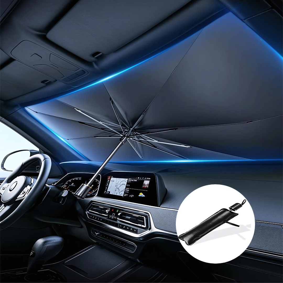 PARASOL AUTO – Protege tu vehículo del calor extremo en segundos