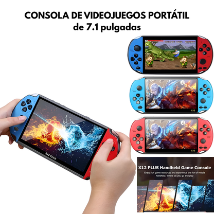 CONSOLA DE VIDEOJUEGOS X7 PLUS – Diversión portátil sin límites