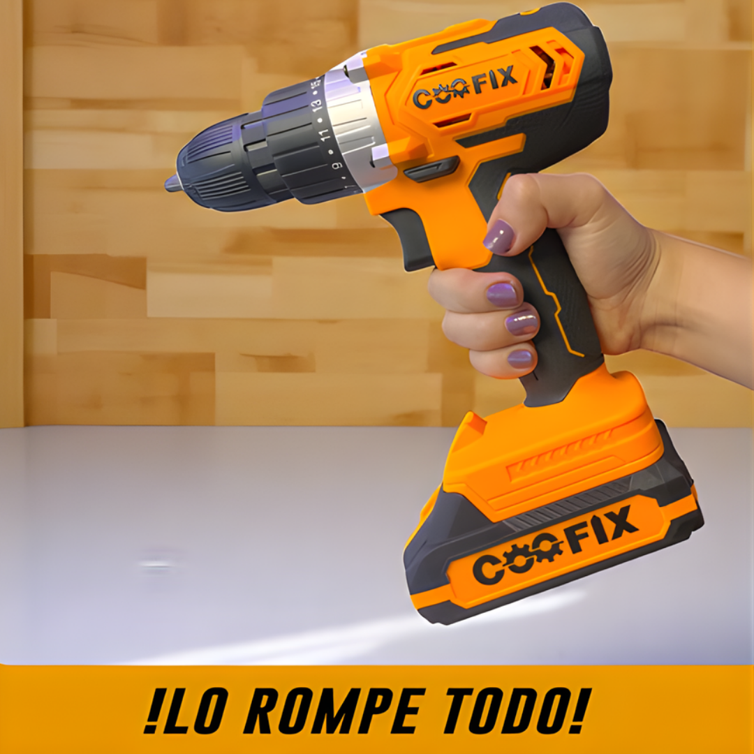 TALADRO INALÁMBRICO COOFIX – Potencia, precisión y libertad total para tus proyectos