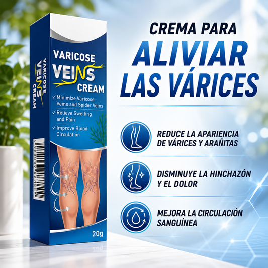 CREMA PARA ALIVIAR LAS VARICES – Alivio para piernas cansadas