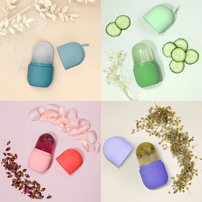 RODILLO FACIAL DE HIELO FACE ICE CONTOUR (PACK X2) – Refresca, desinflama y tonifica tu piel al instante