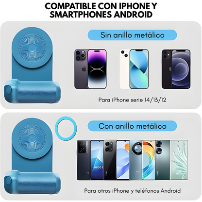 SOPORTE DE CÁMARA PROFESIONAL CON IMÁN MAGNETIC – Grabación estable, manos libres y contenido de nivel profesional en cualquier lugar