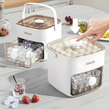 CAJA PARA HACER CUBITOS DE HIELO – Cubos perfectos, extracción fácil y orden en tu congelador