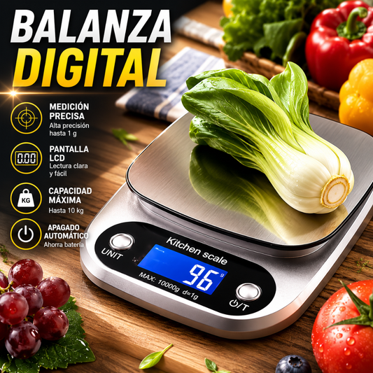 BALANZA DIGITAL – Precisión práctica para cocinar