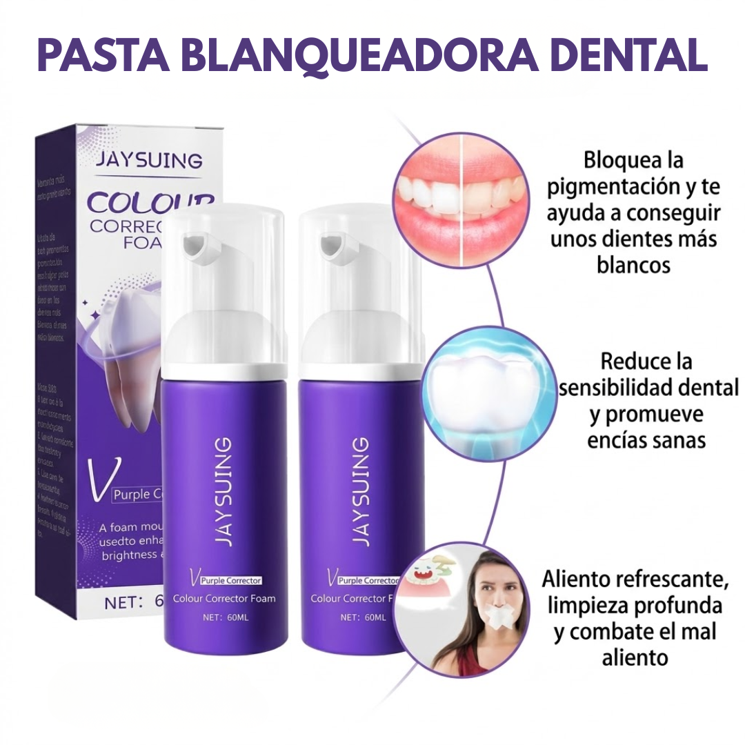 PASTA BLANQUEADORA DENTAL — Tu sonrisa habla antes que vos, y esta pasta se encarga de que diga lo correcto