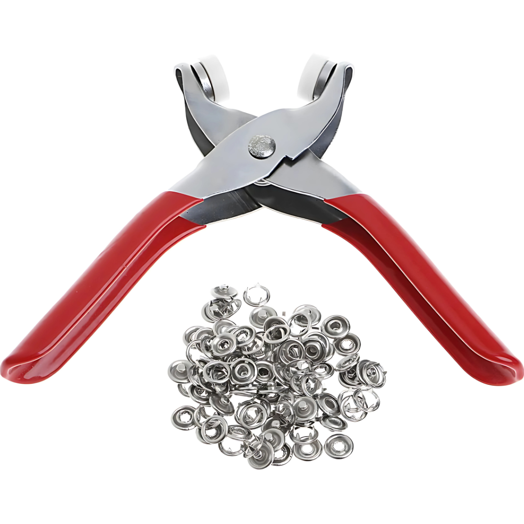 JUEGO DE BOTONES CON ALICATES – Todo lo que necesitas para tus proyectos de costura y reparación en un solo kit