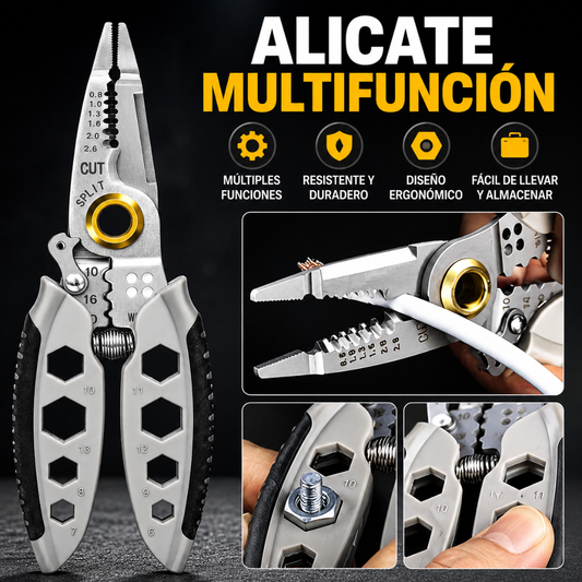 ALICATE MULTIFUNCIÓN – Corte preciso y seguro