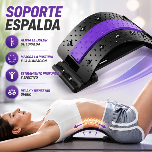 SOPORTE ESPALDA - Alivio y estiramiento lumbar
