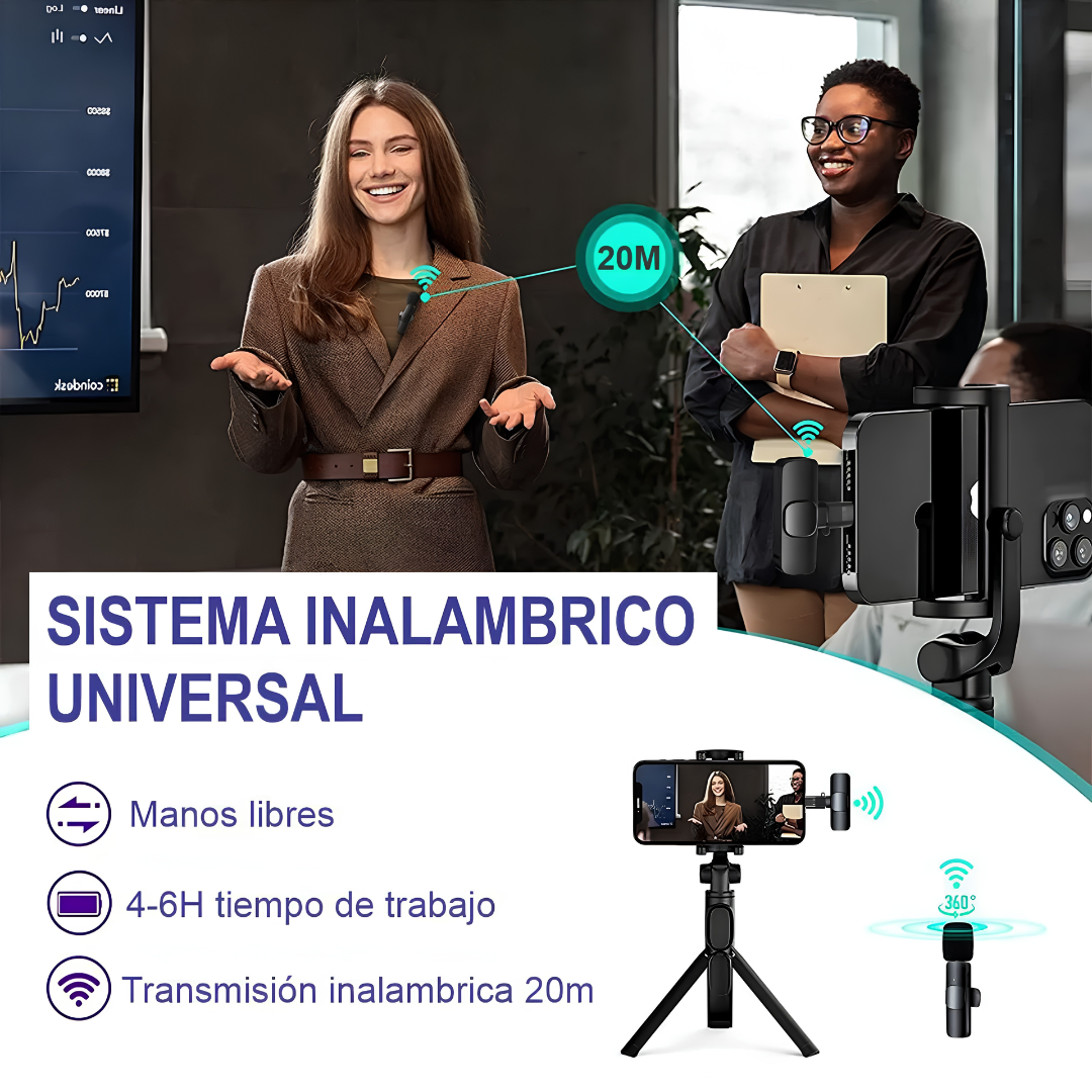 MICRÓFONO-K9 — Haz que tu contenido suene más profesional