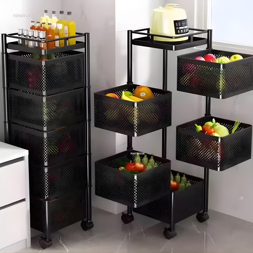 ORGANIZADOR VERTICAL CUADRADO 5 COMPARTIMIENTOS 95CM – Más espacio, orden inteligente y almacenamiento práctico